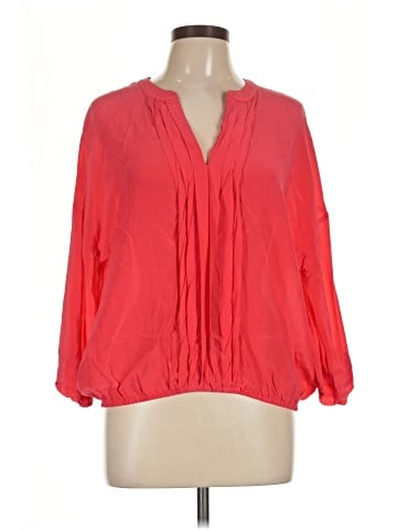 Willi Smith 3/4 Sleeve Silk Top (view 1)