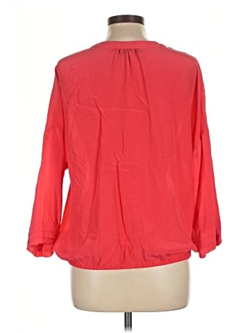 Willi Smith 3/4 Sleeve Silk Top (view 2)