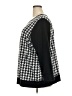 Woman Within Houndstooth Black Pullover Sweater Size 26 (2X) - photo 5