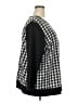Woman Within Houndstooth Black Pullover Sweater Size 26 (2X) - photo 4