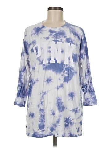 Victoria's Secret Pink 3/4 Sleeve T-Shirt (view 1)
