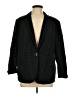 Susan Graver 100% Cotton Houndstooth Black Blazer Size L - photo 1