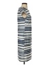Papillon Stripes Blue Casual Dress Size S - photo 4