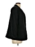 Susan Graver 100% Cotton Houndstooth Black Blazer Size L - photo 4