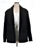 Forever 21 Solid Black Blazer Size XL - photo 1