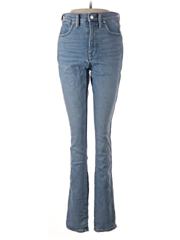 Madewell Tall 10" High-Rise Skinny Jeans in Hamden Wash (view 1)