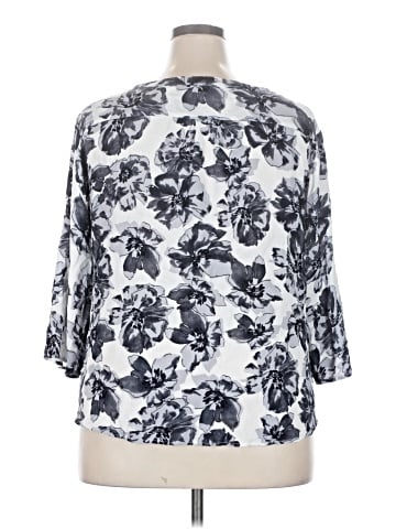 Monday Fun 3/4 Sleeve Blouse (view 2)
