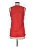 Marika Red Sleeveless T-Shirt Size M - photo 2