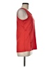 Marika Red Sleeveless T-Shirt Size M - photo 4