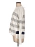 360 Sweater 100% Linen Stripes Silver Pullover Sweater Size L - photo 5