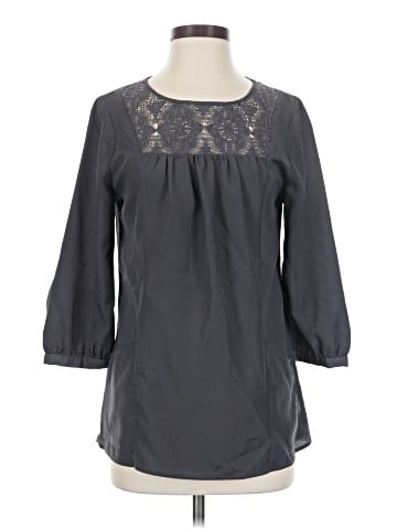 Black Rainn 3/4 Sleeve Blouse (view 1)