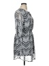 En Focus Studio 100% Polyester Chevron-herringbone Gray Casual Dress Size 14 - photo 4