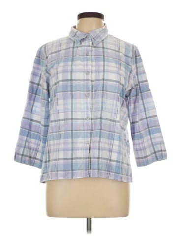 Alfred Dunner 3/4 Sleeve Button-Down Shirt (view 1)