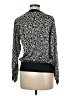 Liz Claiborne 100% Polyester Animal Print Black Long Sleeve Top Size 6 Petite - photo 2