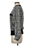 Liz Claiborne 100% Polyester Animal Print Black Long Sleeve Top Size 6 Petite - photo 5