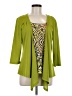 R.Q.T Green 3/4 Sleeve Top Size M - photo 1