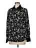 Catherine Malandrino 100% Polyester Paisley Black Long Sleeve Blouse Size M - photo 1