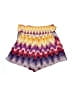 Trina Turk 100% Polyester Tie-dye Purple Shorts Size S - photo 2
