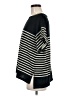Max Studio Stripes Black Short Sleeve T-Shirt Size M - photo 5