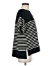 Max Studio Stripes Black Short Sleeve T-Shirt Size M - photo 4