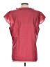 Talbots Outlet Pink Short Sleeve Blouse Size L - photo 2