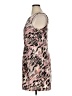 Gap 100% Polyester Animal Print Pink Cocktail Dress Size 14 - photo 5