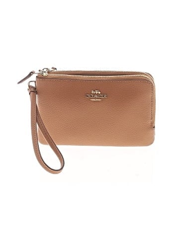 Coach Factory Leather Wristlet (view 1)