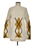 Mi ami Argyle Ivory Pullover Sweater Size S - photo 1