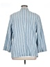 Chico's Stripes Blue Blazer Size XL (3) - photo 2