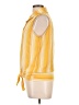Rain Yellow Sleeveless Blouse Size L - photo 5
