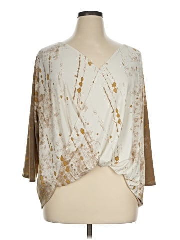 Marla Wynne 3/4 Sleeve Blouse (view 1)