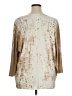 Marla Wynne Gold 3/4 Sleeve Blouse Size XL - photo 2