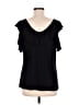 Coco Bianco Black Short Sleeve Top Size M - photo 2