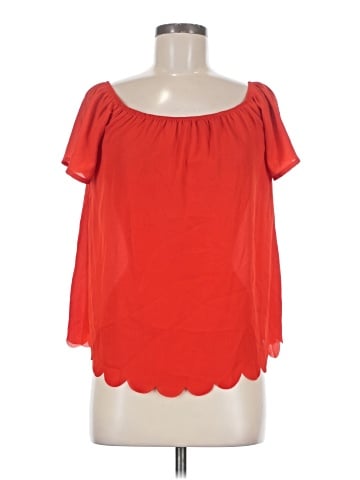 Everly Short Sleeve Blouse (view 1)