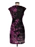Wisp Graphic Purple Cocktail Dress Size 4 - photo 2