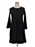 Design History Solid Black Casual Dress Size XL - photo 1