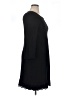 Design History Solid Black Casual Dress Size XL - photo 4