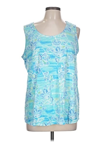 Belle By Kim Gravel Sleeveless Blouse (view 1)