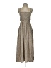 Final Touch 100% Rayon Paisley Brown Tan Casual Dress Size S - photo 1