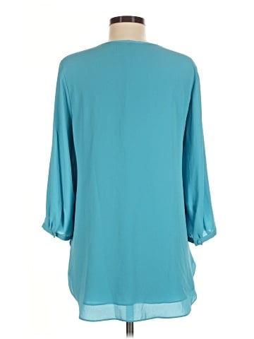 White House Black Market 3/4 Sleeve Blouse (view 2)