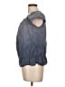 IZOD 100% Cotton Gray Short Sleeve Blouse Size L - photo 5