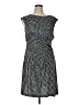 212 Collection Houndstooth Black Casual Dress Size XL - photo 1