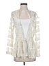 Love Sam 100% Nylon Ivory Cardigan Size S - photo 1