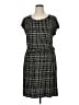Apt. 9 Tweed Black Casual Dress Size XL - photo 1