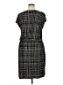 Apt. 9 Tweed Black Casual Dress Size XL - photo 2