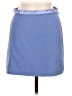 Cache Solid Blue Casual Skirt Size M - photo 1