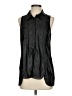 Guess 100% Polyester Black Sleeveless Blouse Size S - photo 1