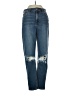 American Eagle Outfitters Hearts Blue Jeans Size 0 - photo 1