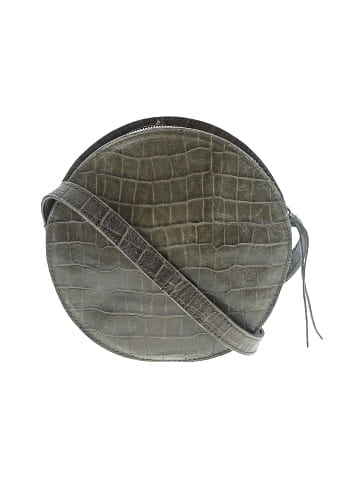 Madewell The Simple Circle Crossbody: Croc Embossed Leather Edition (view 1)