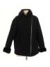 Divided by H&M 100% Polyester Solid Black Coat Size M - photo 1